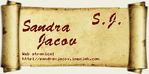 Sandra Jačov vizit kartica